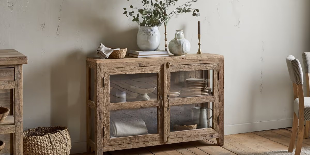 What makes a reclaimed wood sideboard truly authentic in American homes