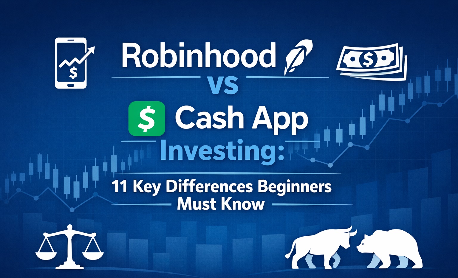Robinhood vs Cash App Investing: 11 Key Differences for Beginners