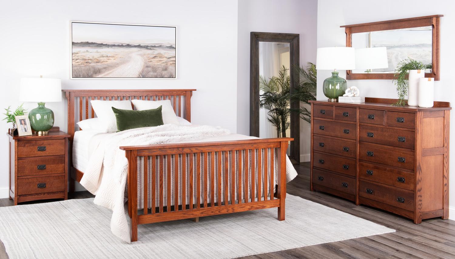 What Defines a True Mission Style Bedroom Set in the USA