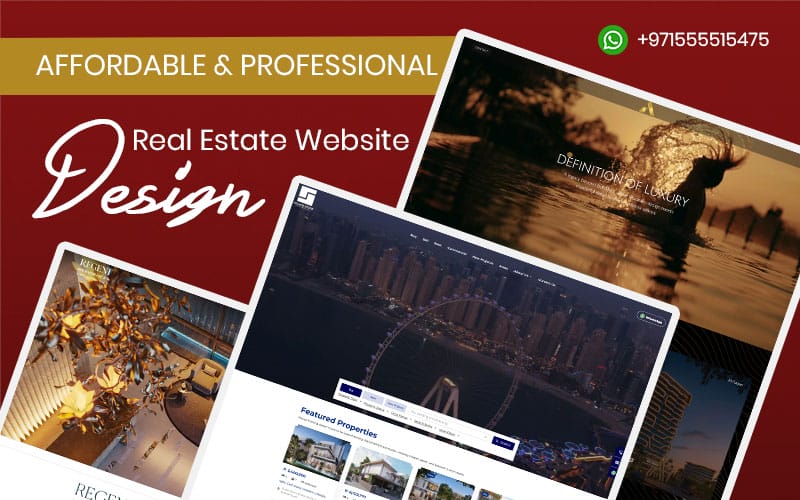 Real Estate Website Design & Development Company in Dubai | RedSpider