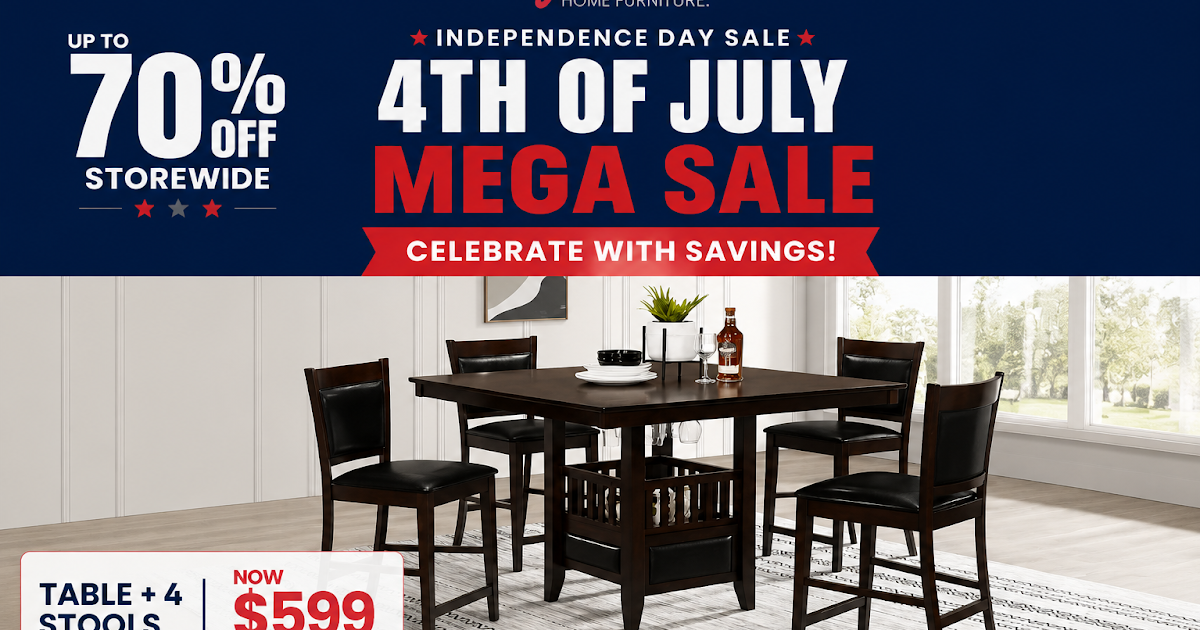 Celebrate 4th of July With Dining Table Savings in Hammond, Indiana