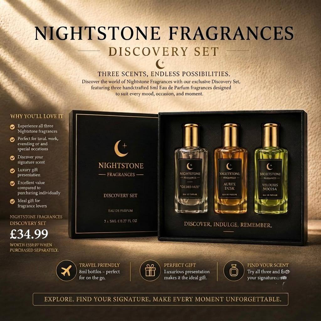 Buy 3 Scents Discovery Set Online in UK - NightStone Fragrances