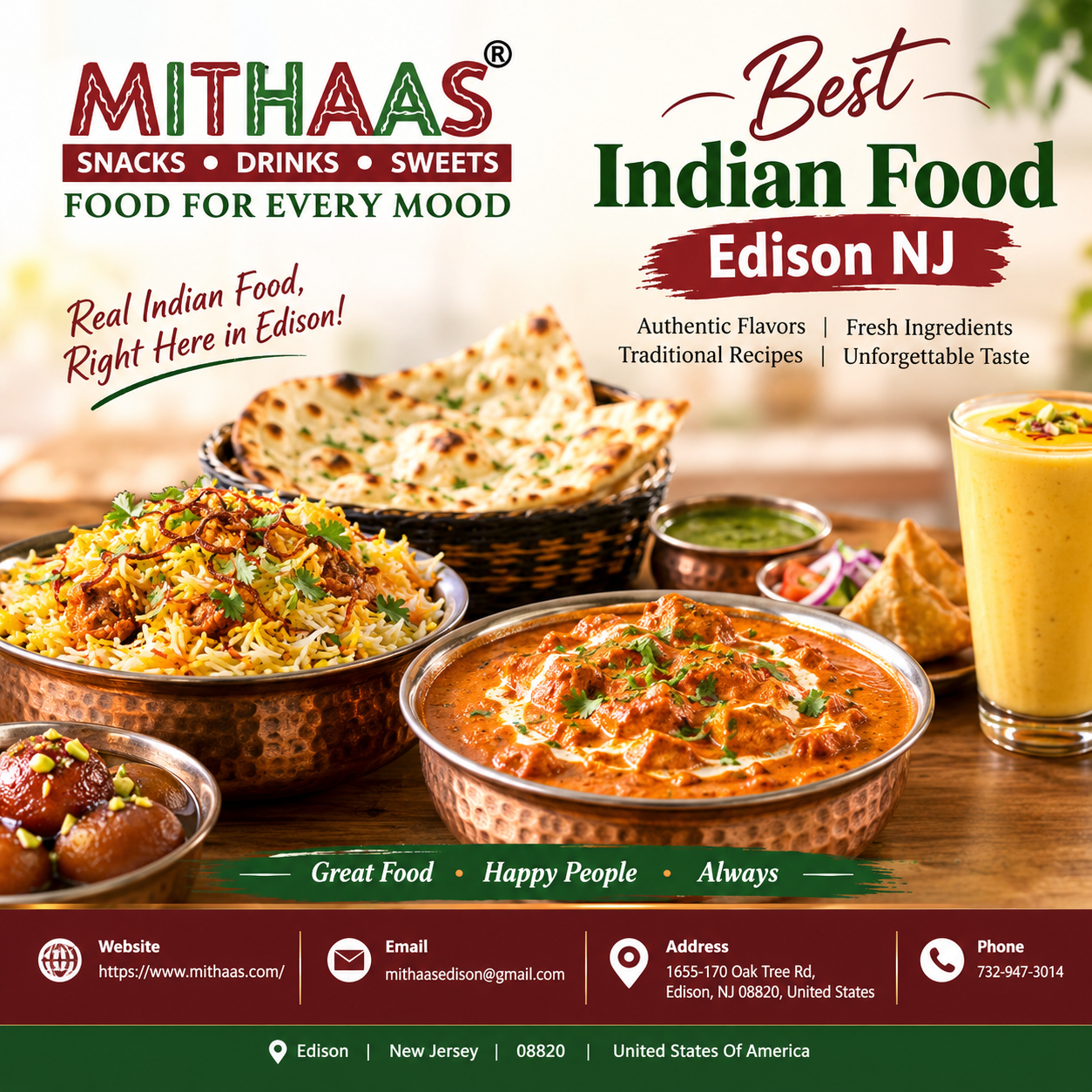 Top 5 Must-Try Dishes at Edison’s Best Indian Restaurants